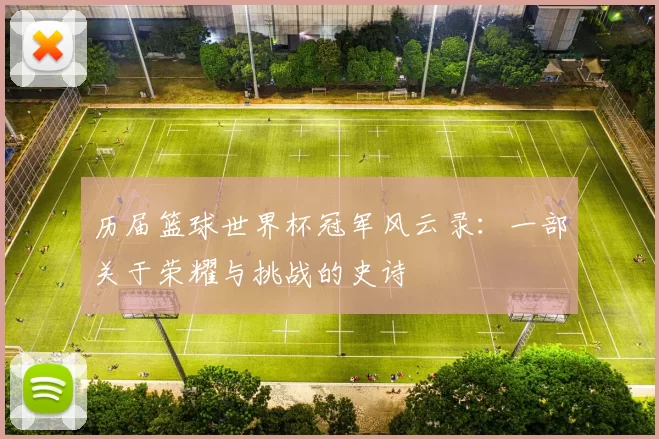 历届篮球世界杯冠军风云录:一部关于荣耀与挑战的史诗